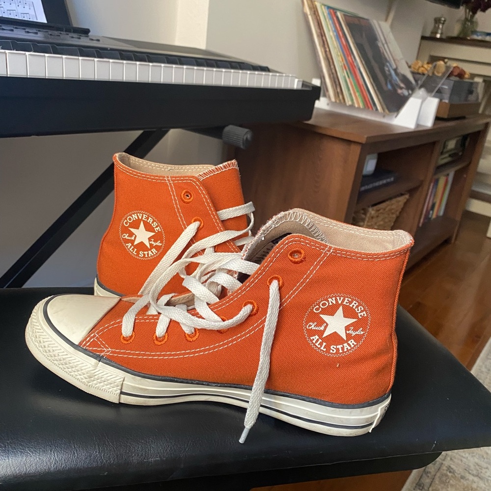 Burnt Orange Converse